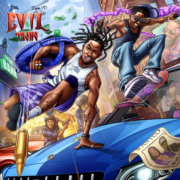 Cover Art for Evil Twin by Jeriq and Psycho YP 