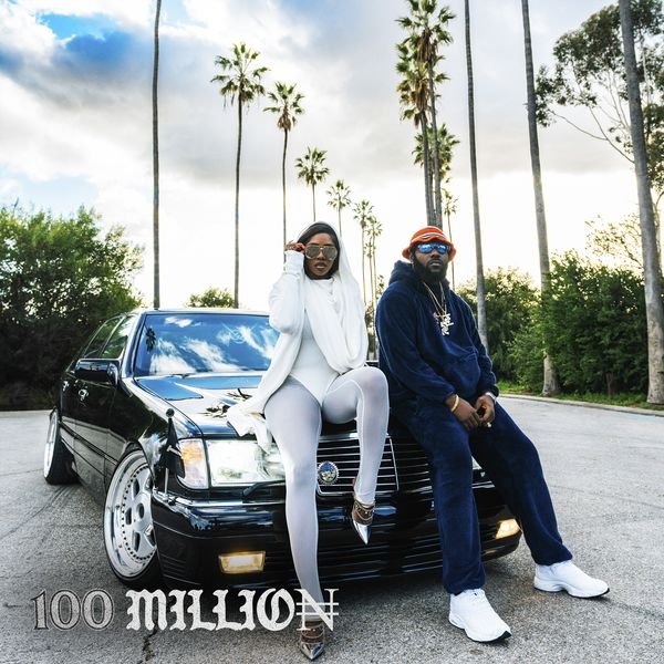 Tiwa Savage a d Odumodublvck on cover of 100 Million