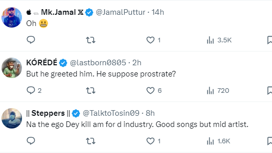 Fans' reaction
