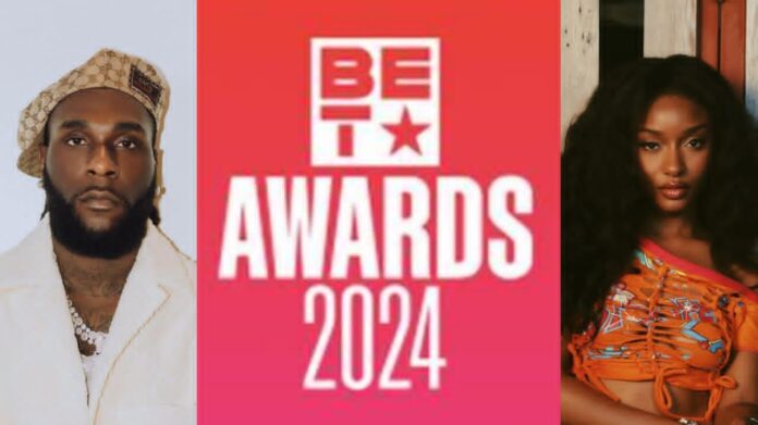 Burna Boy, Ayra Starr, Tems, others nominated for 2024 BET Awards