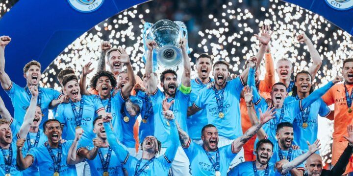 Manchester City UEFA Champions League winners