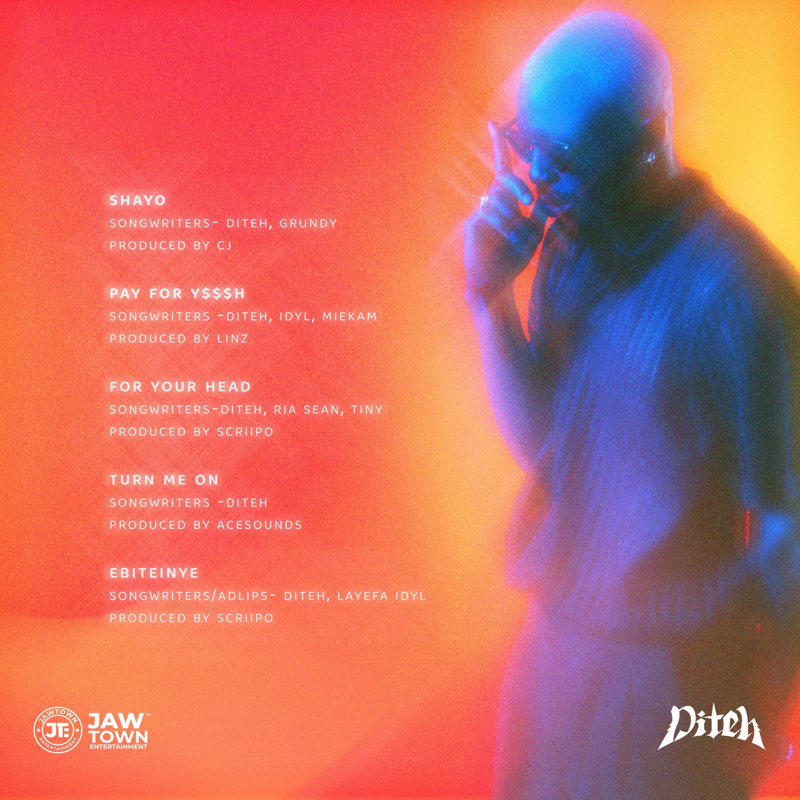 Back cover for Mindless Attraction EP By Diteh